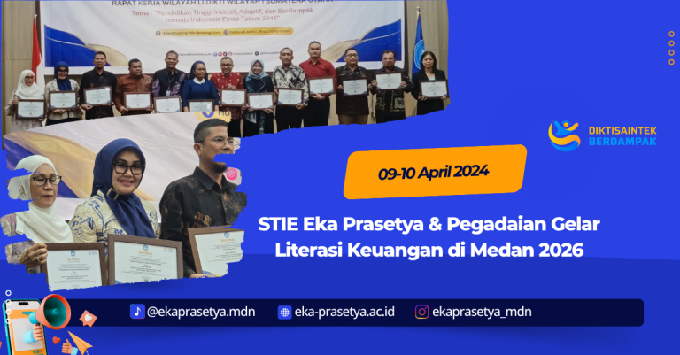 TIE Eka Prasetya Hadiri Rakerwil LLDIKTI Wilayah I 2026 dan Raih Dua Penghargaan Bergengsi
